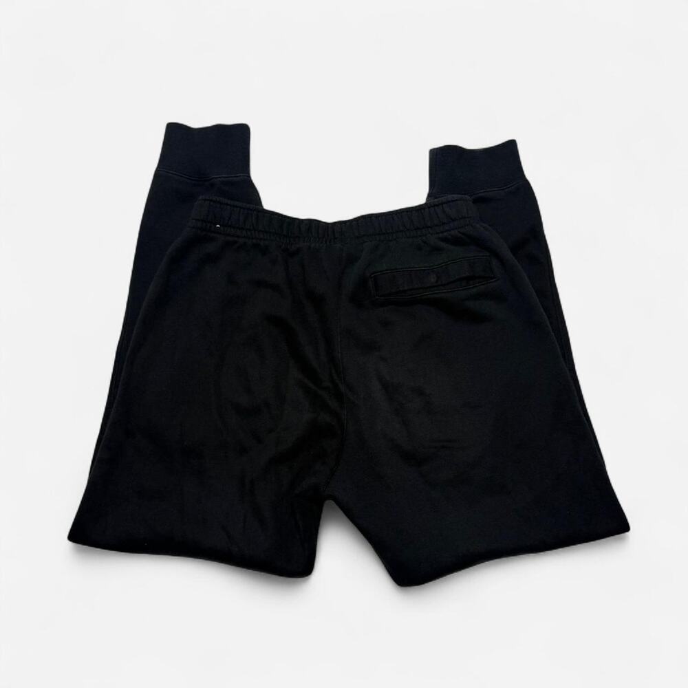 Nike Black Sweatpants Joggers Small Swoosh Logo Casual Athletic Pants - Picture 4 of 7